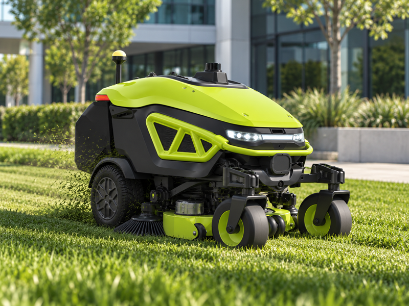 PUDU GT3 1 tonte aspiration collecte par passage